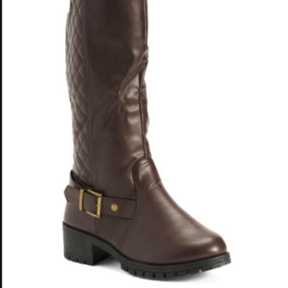 Olivia Miller Quilted High Shaft boot